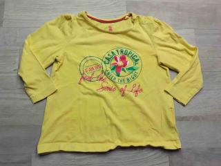 tričko dl.rukáv žluté s obrázkem LUPILU vel 86 (tričko LUPILU)