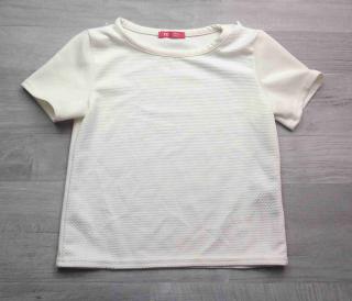 tričko kr.rukáv bílé se vzorem vel 140