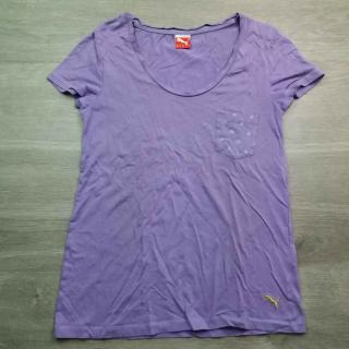 tričko kr.rukáv fialové s kapsičkou PUMA vel XS (tričko PUMA)