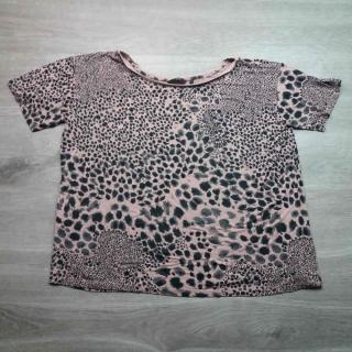 tričko kr.rukáv hnědé s leopardím vzorem NEXT vel 2XL (tričko NEXT)