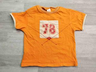 tričko kr.rukáv oranžové s číslem ADAMS vel 92 (tričko ADAMS)