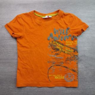 tričko kr.rukáv oranžové s obrázkem vel 98