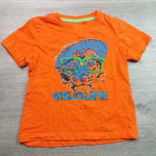 tričko kr.rukáv oranžové s tygrem LUPILU vel 98/104 (tričko LUPILU)