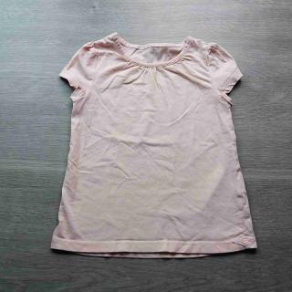 tričko kr.rukáv růžové s řasením HM vel 98 (tričko HM)