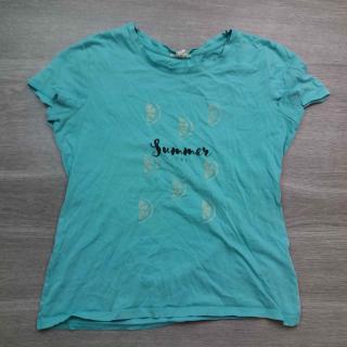 tričko kr.rukáv světle modré s citróny ESPRIT vel S (tričko ESPRIT)