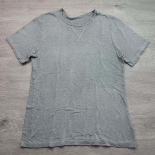 tričko kr.rukáv žebrované šedé GEORGE vel L (tričko GEORGE)
