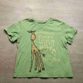 tričko kr.rukáv zelené s žirafou CHEROKEE vel 98 (tričko CHEROKEE)