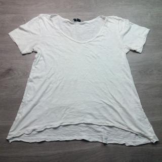 tričko kr.rukáv žíhané bílé vel M