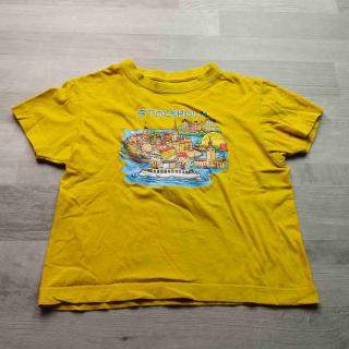 tričko kr.rukáv žluté s obrázkem vel 110