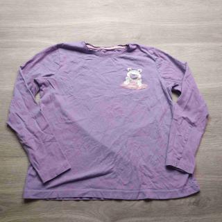 tričko na spaní fialové s medvídkem vel XS