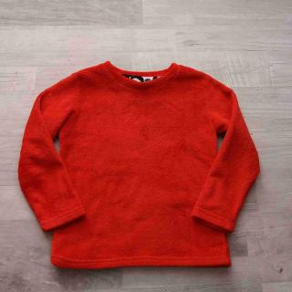 tričko od pyžama chlupatkové červené vel 134