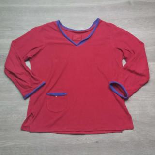 tričko od pyžama fleesové červenofialové vel M