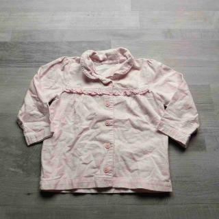 tričko od pyžama růžové s puntíkem a volánky GEORGE vel 92 (pyžamo GEORGE)