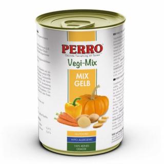 Perro vegetarian - vegetariánské krmivo pro psy Druh: Perro Vegi mix žlutý 410g zeleninová konzerva