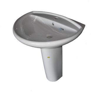 Keramické umyvadlo MERIDIAN 65 + keramický kryt sifónu (MERIDIAN 65K)