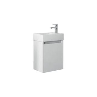 Koupelnová skříňka závěsná s keramickým umyvadlem Faro 40 White P/L (FARO 40WHITEPL)