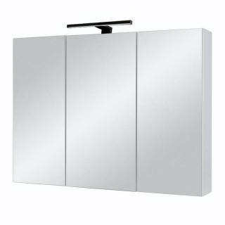 Zrcadlová skříňka závěsná Jantar 80 ZS s led osvětlením Anna LED 30 černá (Jantar 80 ZS LED BL)