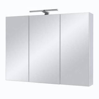 Zrcadlová skříňka závěsná Jantar 80 ZS s led osvětlením Anna LED 30 chrom (Jantar 80 ZS LED CR)