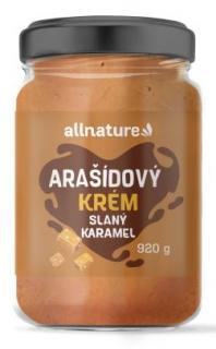 Allnature Arašídový krém - slaný karamel 920 g