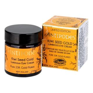 Antipodes Krém oční rozjasňující Kiwi Seed GOLD Luminous Eye Cream 30 ml