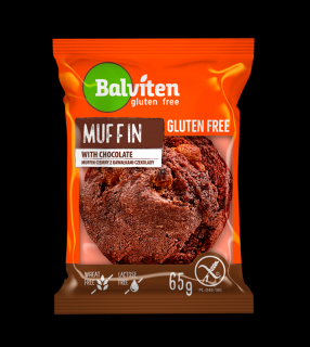 Balviten Muffin tmavý s kousky čokolády bez lepku 65g