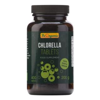 Biorganic Chlorella 400 tablet BIO 200 g