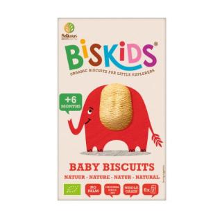 Biskids Sušenky celozrnné dětské Natural 6M+ BIO 120 g