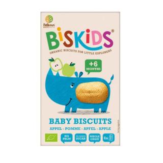 Biskids Sušenky měkké dětské s jablečnou šťávou bez přidaného cukru BIO  6M+ 120 g