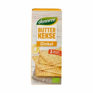 Dennree Sušenky máslové ze špaldové mouky BIO 150 g EXP. 18.2.2024