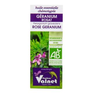 Docteur Valnet Éterický olej rose geranium (muškát vonný) BIO 10 ml EXP. 1.10.23