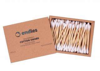 Endles by Econea Vatové tyčinky do uší - z bambusu a bavlny 200 Ks
