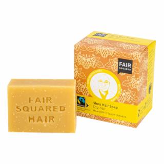 Fair Squared Šampon tuhý na mytí vlasů – karité pro suché vlasy 2x80 g