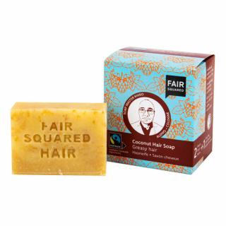 Fair Squared Šampon tuhý na mytí vlasů – kokosový pro mastné vlasy 2x80 g