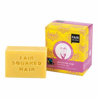 Fair Squared Šampon tuhý na mytí vlasů – meruňkový pro citlivou pokožku hlavy 2x80 g