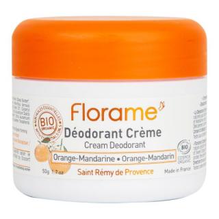 Florame Deodorant krémový 24h pomeranč a mandarinka BIO 50 g
