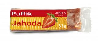 Josef's snacks Puffík Jahodová tyčinka 33 g