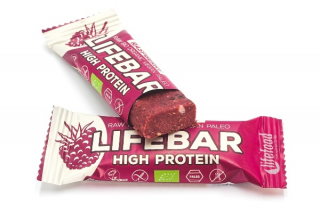 Lifebar Protein tyčinka malinová BIO 47 g