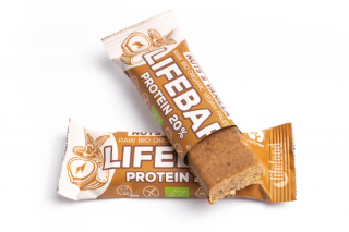 Lifebar Protein tyčinka oříšková s vanilkou BIO 47 g