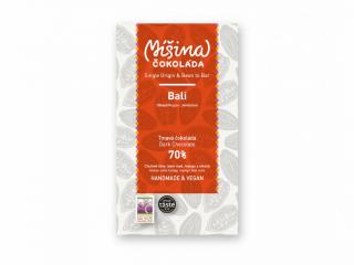 Míšina Čokoláda Tmavá čokoláda 70% Bali 50 g