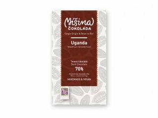 Míšina Čokoláda Tmavá čokoláda 70% Uganda 50 g