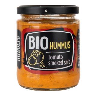 Rudolfs Hummus- pomazánka cizrnová s rajčaty a uzenou solí BIO 230 g