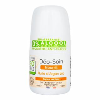 SO’BiO étic Deodorant přírodní 24h vyživující s arganovým olejem BIO 50 ml