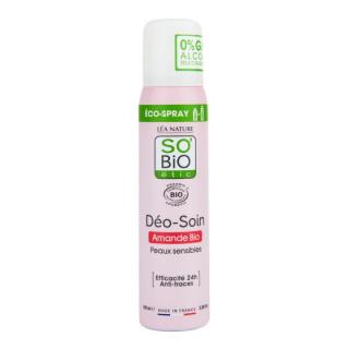 SO´BiO étic Deodorant přírodní ECO SPRAY 24h mandle BIO 100 ml