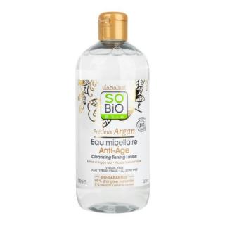 SO´BIO étic Voda micelární Anti-age — argan a hyaluron Precieux Argan BIO 500 ml