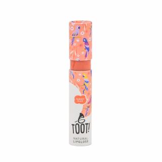 TOOT Přírodní lesk na rty broskvový – Parrot Glam 5,5 ml