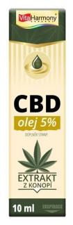 VitaHarmony CBD 5% olej - 10 ml