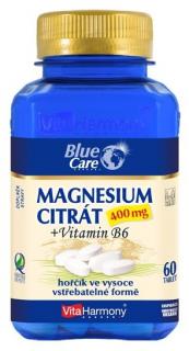 VitaHarmony Magnesium citrát (400 mg + vitamín B6) 60 tablet