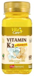 VitaHarmony Vitamín K2 + D3 60 tablet