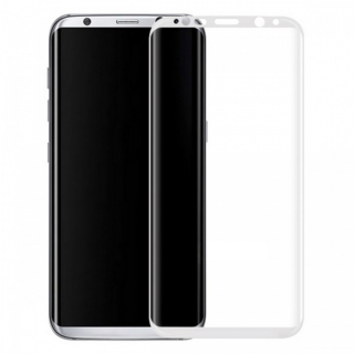 Prémiové 3D Tvrzené Sklo MOCOLO pro Samsung Galaxy S8 BARVA: Bílá