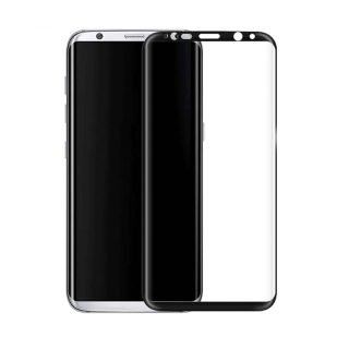 Prémiové 3D Tvrzené Sklo MOCOLO pro Samsung Galaxy S8 BARVA: Černá